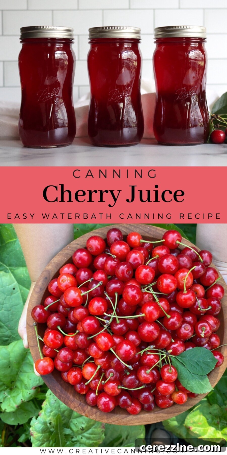 Cherry Juice Canning Recipe
