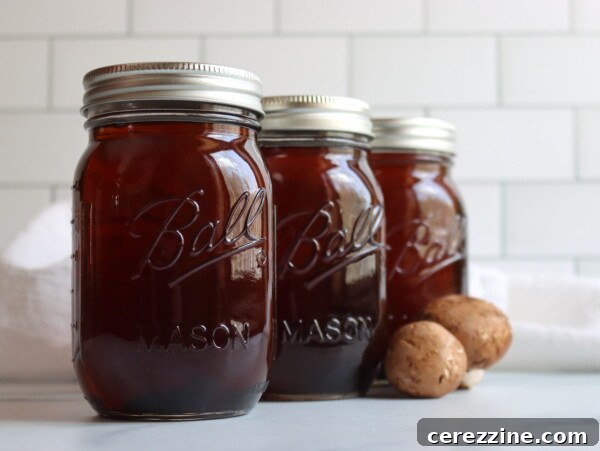 Canning Mushroom Broth
