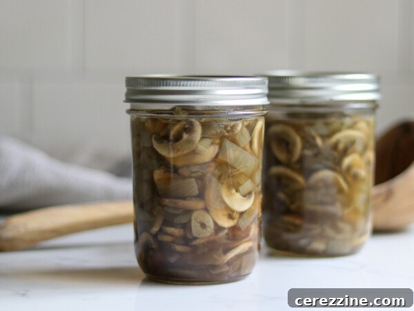 Home Canned Cream of Mushroom Soup Base