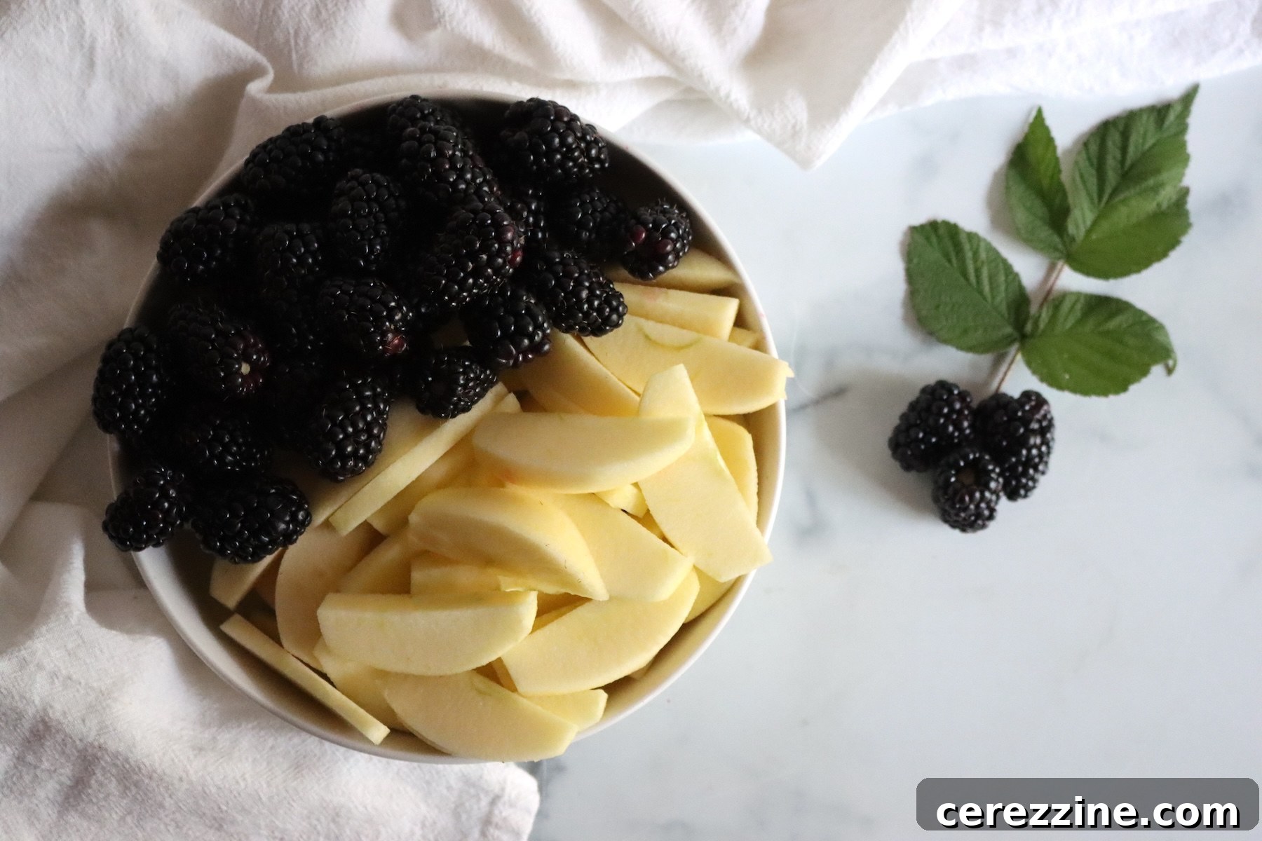 Blackberry Applesauce Ingredients