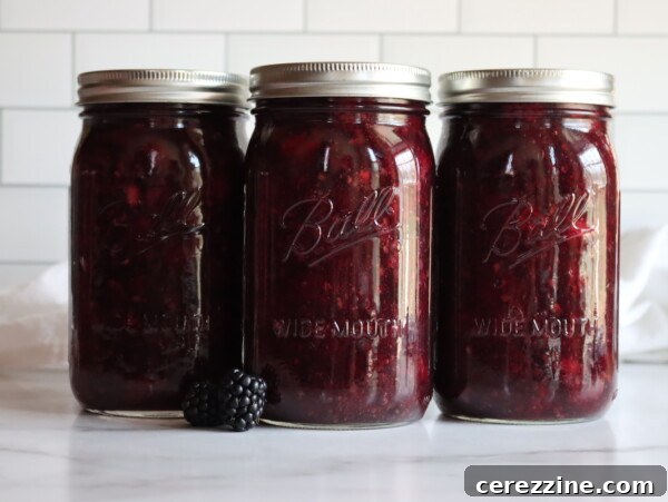 Canning Blackberry Pie Filling