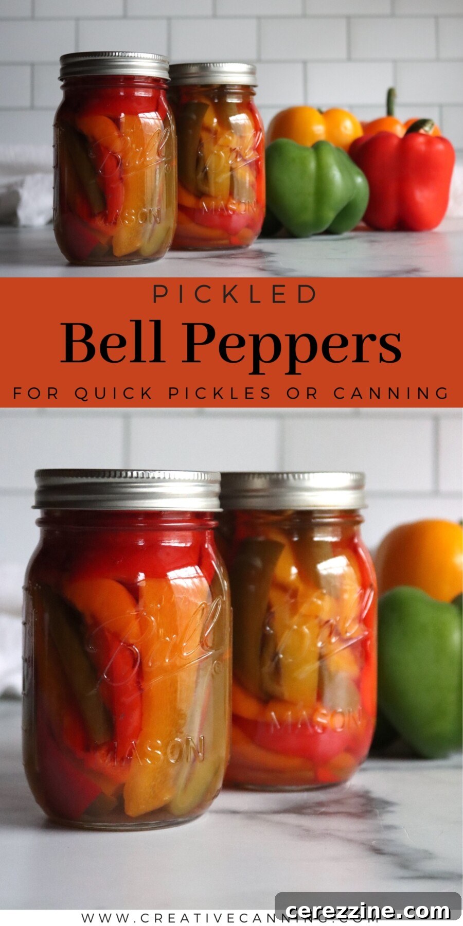 Tangy Pickled Bell Peppers Recipe 11 Pickled Bell Peppers Recipe