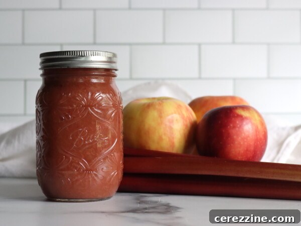 Rhubarb Applesauce