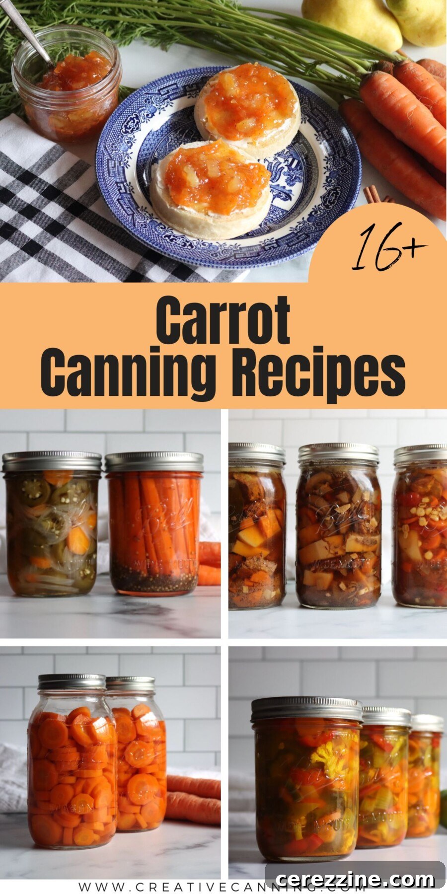 Carrot Canning Recipes List