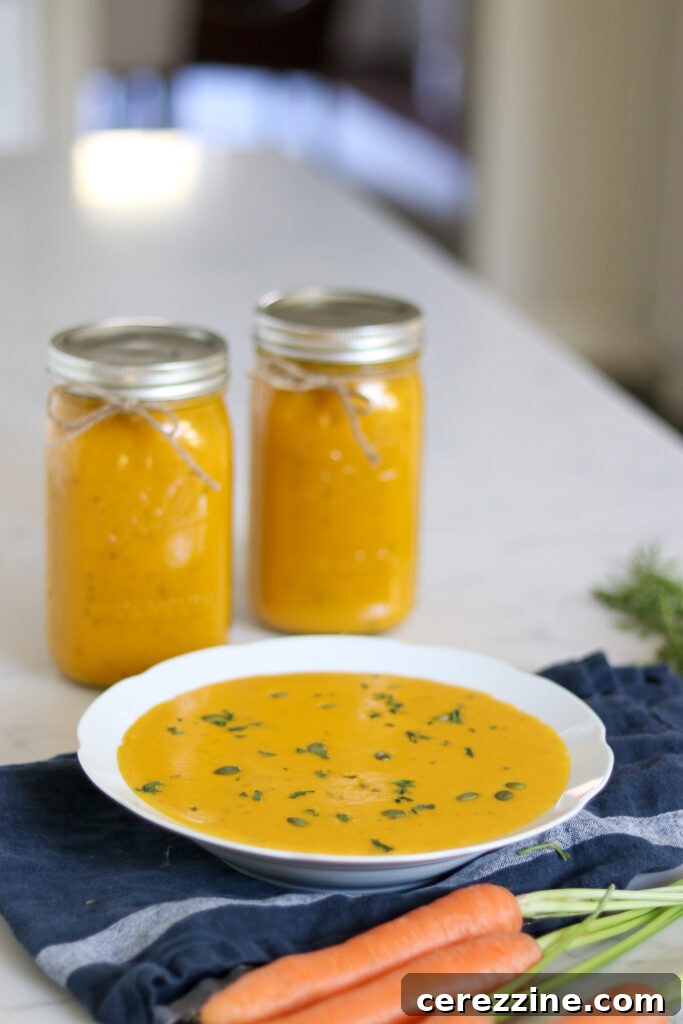 Home Canned Carrot Soup