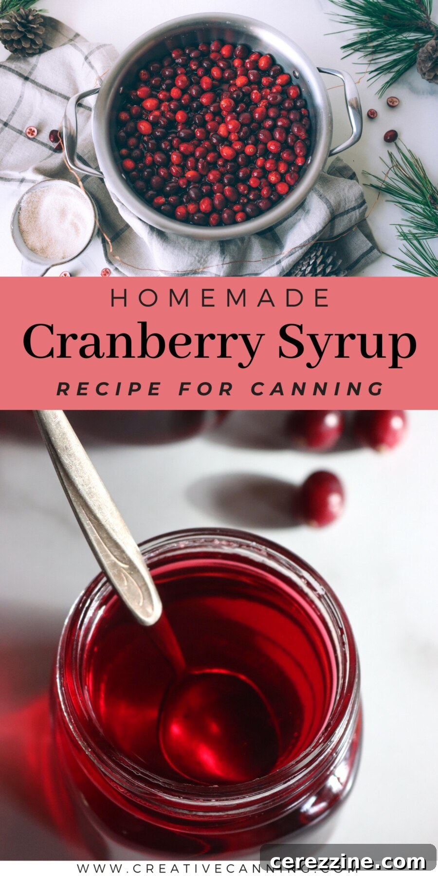 Cranberry Syrup Recipe