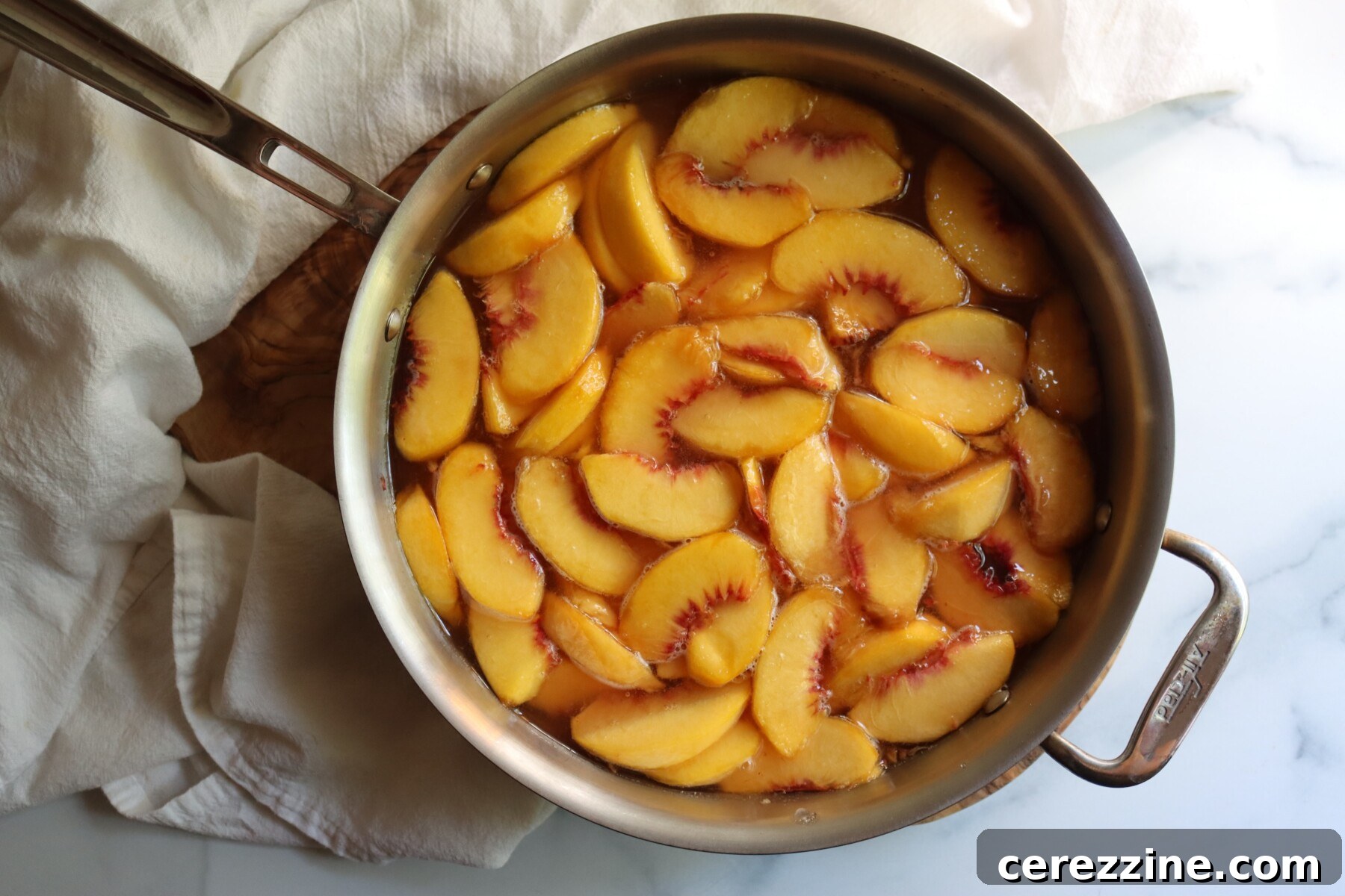 Making Peach Preserves