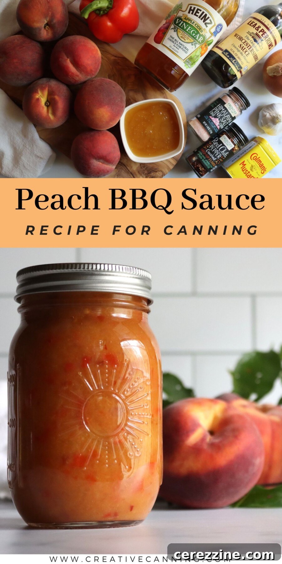 Peach BBQ Sauce Recipe for Canning