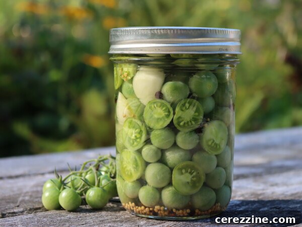Pickled Green Tomatoes