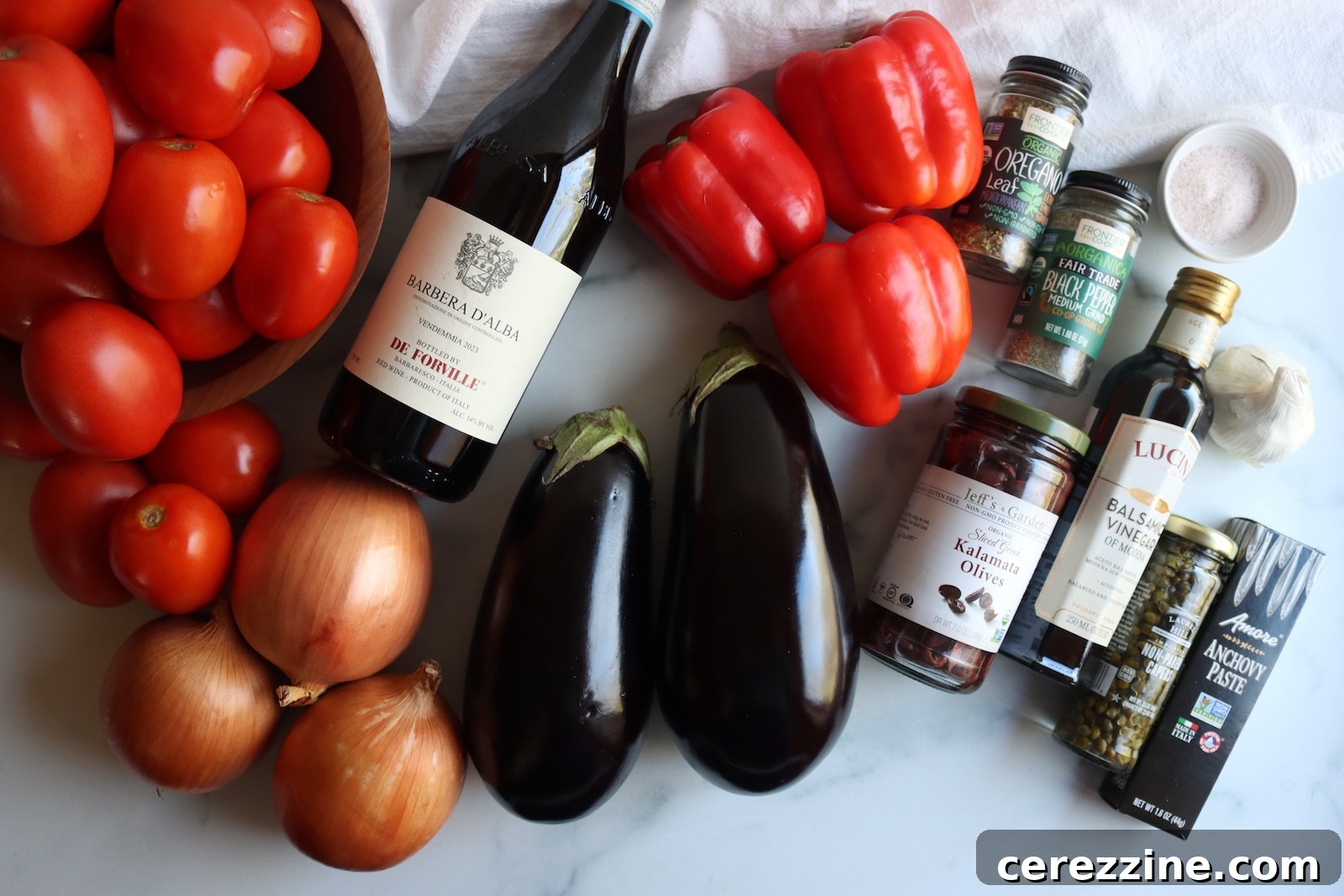 Home Canned Eggplant Puttanesca Sauce Recipe 5 Eggplant Puttanesca Ingredients