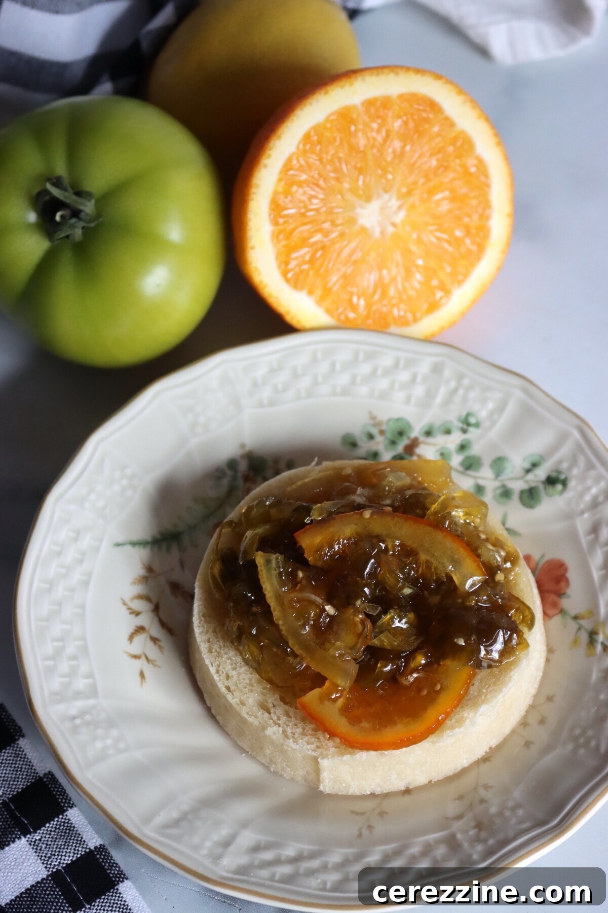 Tangy Green Tomato Marmalade Recipe 12 Green Tomato Marmalade on Toast