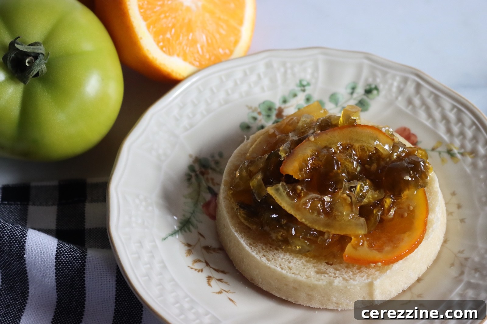 Tangy Green Tomato Marmalade Recipe 9 Serving Green Tomato Marmalade