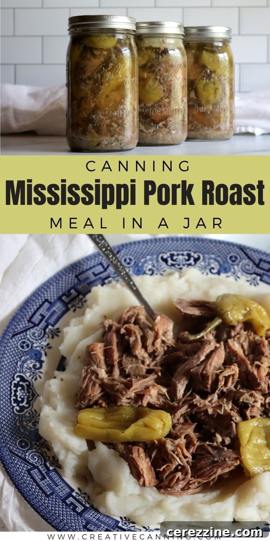 Canning Mississippi Pork Roast