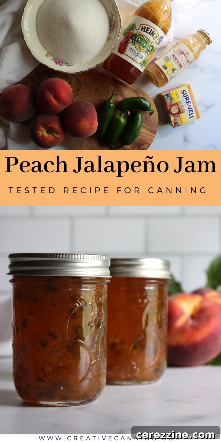 Peach jalapeño jam recipe for canning